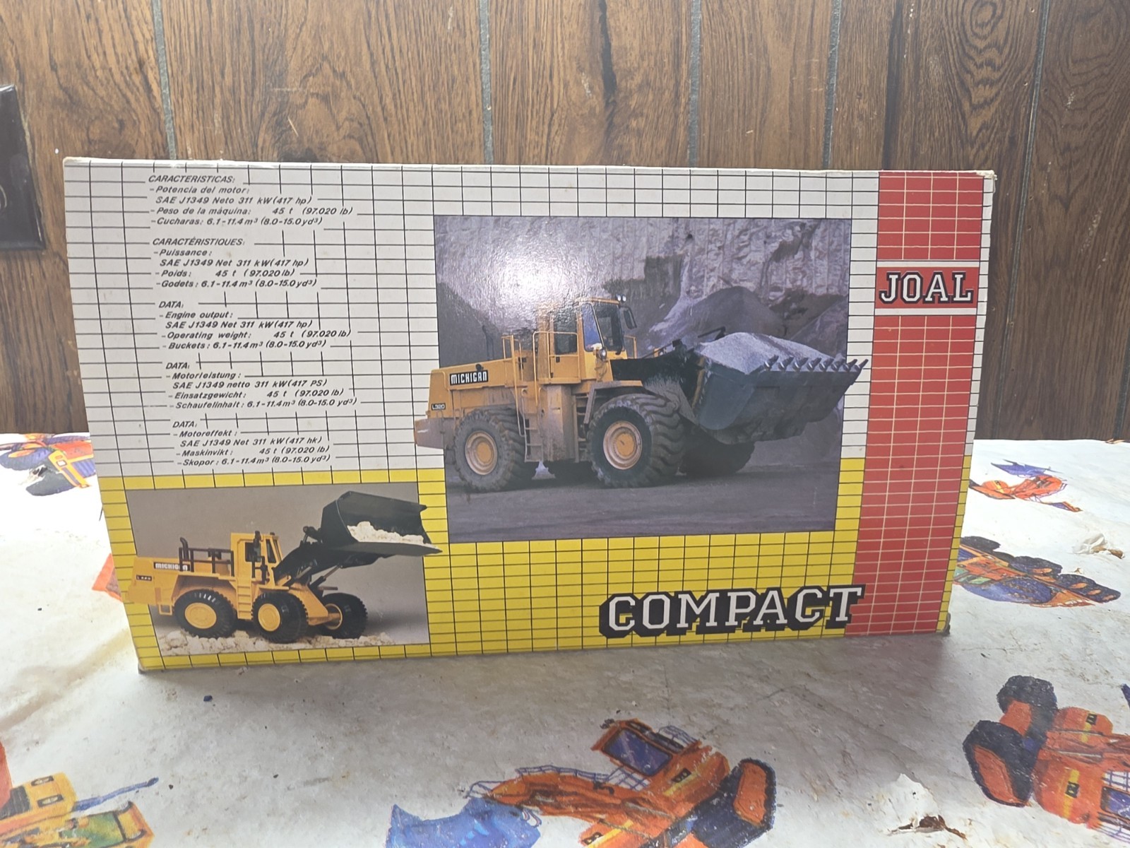 DIE CAST MOVIMENTO TERRA ” MICHIGAN COMPACT L320 PALA CARGADORA ” SCALA 1/50 …