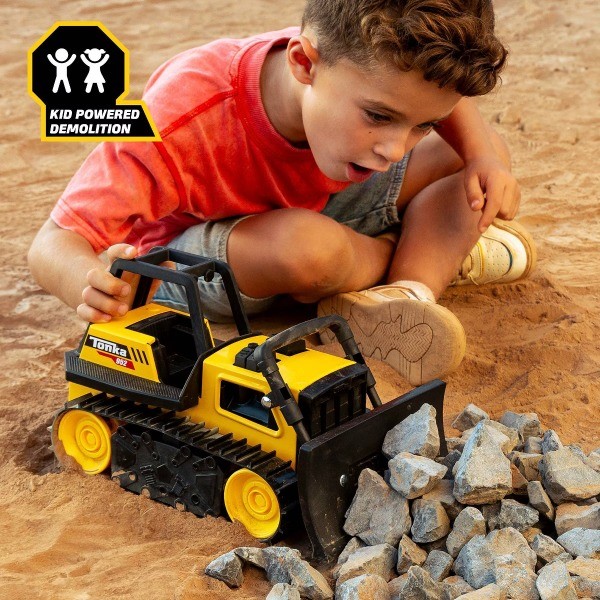 Steel Classics: Non-Powered Construction Vehicle for Indoor/Outdoor Play