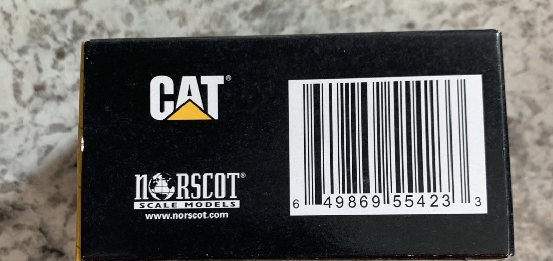 Norscot Construction Mini’s Die-Cast Cat 420E Backhoe Loader Scale Model, NIB