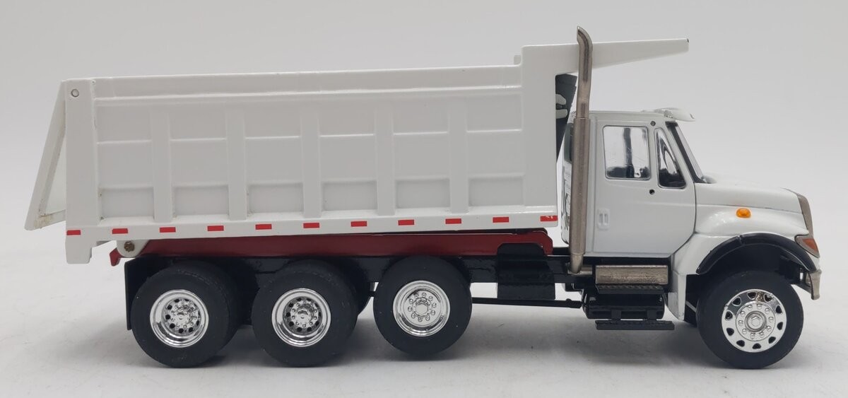 Conrad 1:50 Die-Cast White International 7000 Series Dump Truck LN