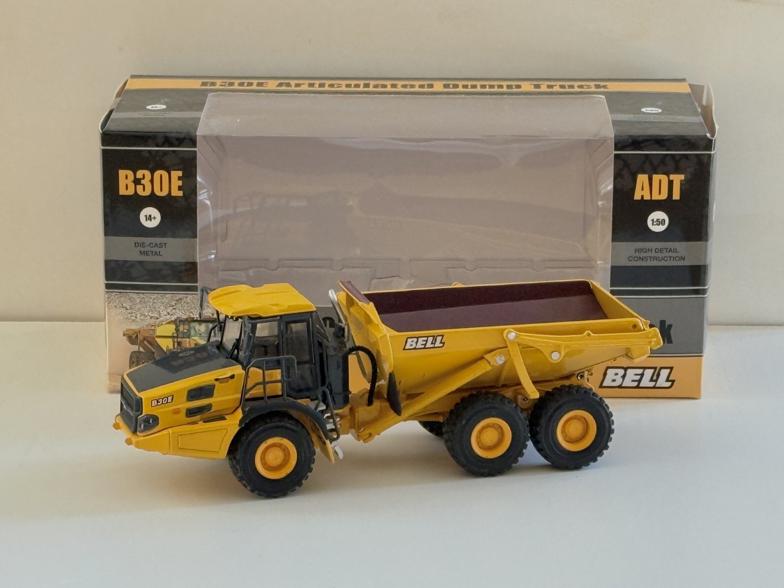 1/50 Scale Diecast Bell B30E Articulated Dump Truck