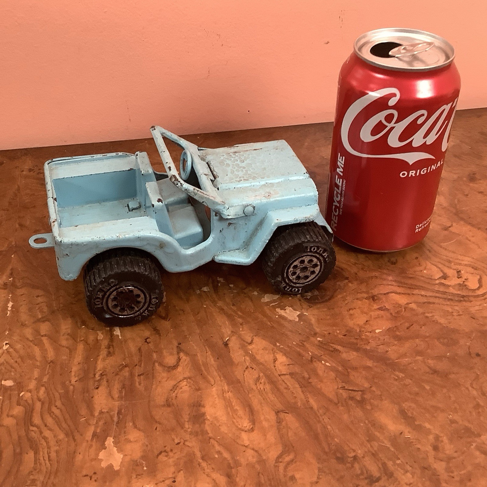 Vintage Tonka 810094 Plastic And Metal Jeep Sold As Pictured