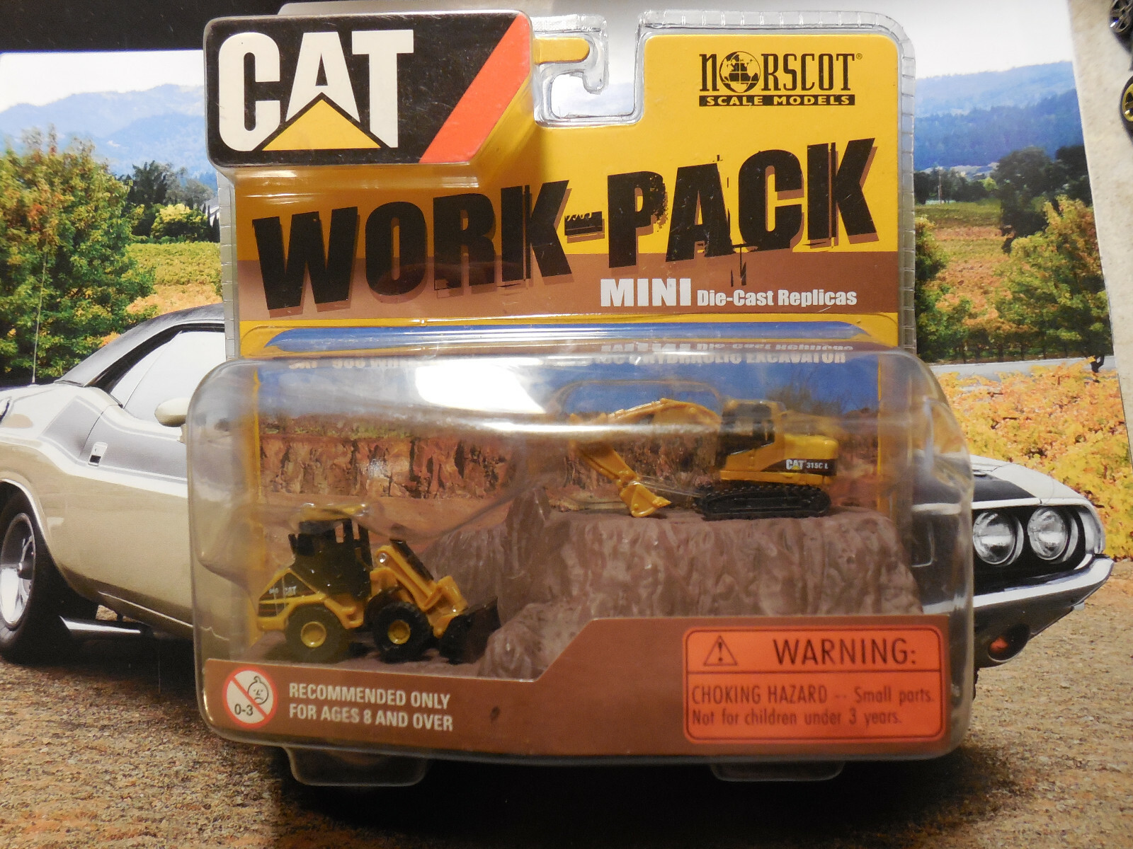 CAT WORK-PACK MINI DIE-CAST NORSCOT MODELS 906 WHEEL LOADER 315C L EXCAVATOR NEW