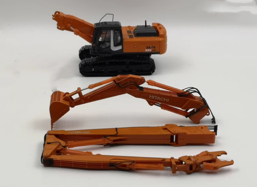 1:50 ZAXIS350LC Excavator Building Demolition Machine Equipment Diecast Model