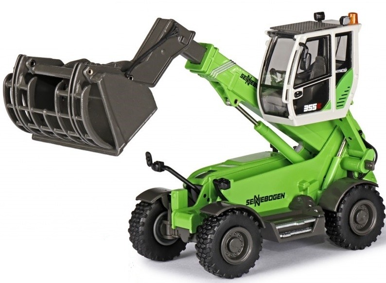 CONRAD – SENNEBOGEN 355E Telescopic Forklift with Forklift Cab – 1/50 -…