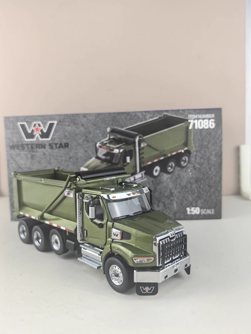 DM 1/50 WESTERN STAR 49X SBFA OX BODIES STAMPEDE DUMP TRUCK Diecast Model 71086