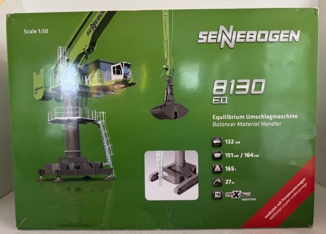 1:50 Sennebogen 8130EQ Material Handler Diecast Model By ROS