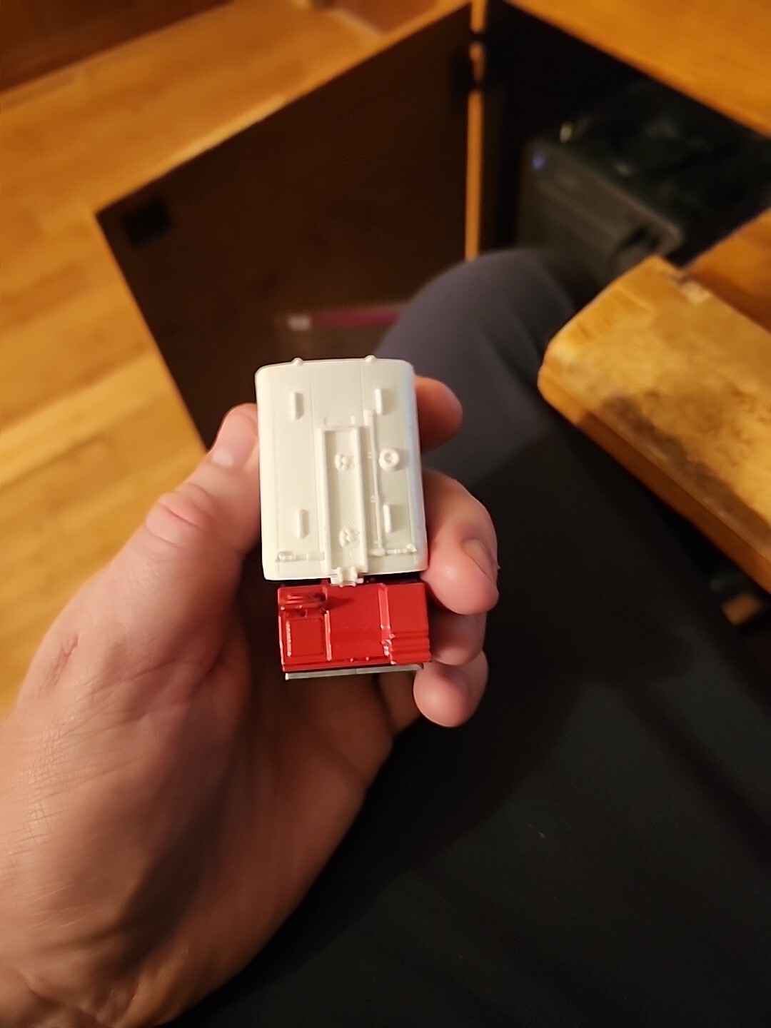 2017 Matchbox #75 Water Works RED | WHITE | Construction Diecast Truck Loose