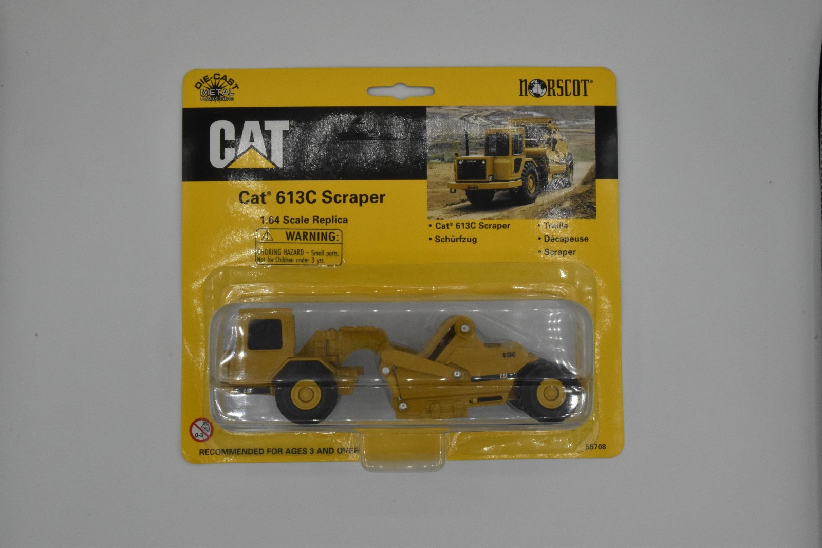 Norscot CAT 613C Scraper 1:64 scale NEW SEALED 55708 Vintage 1998
