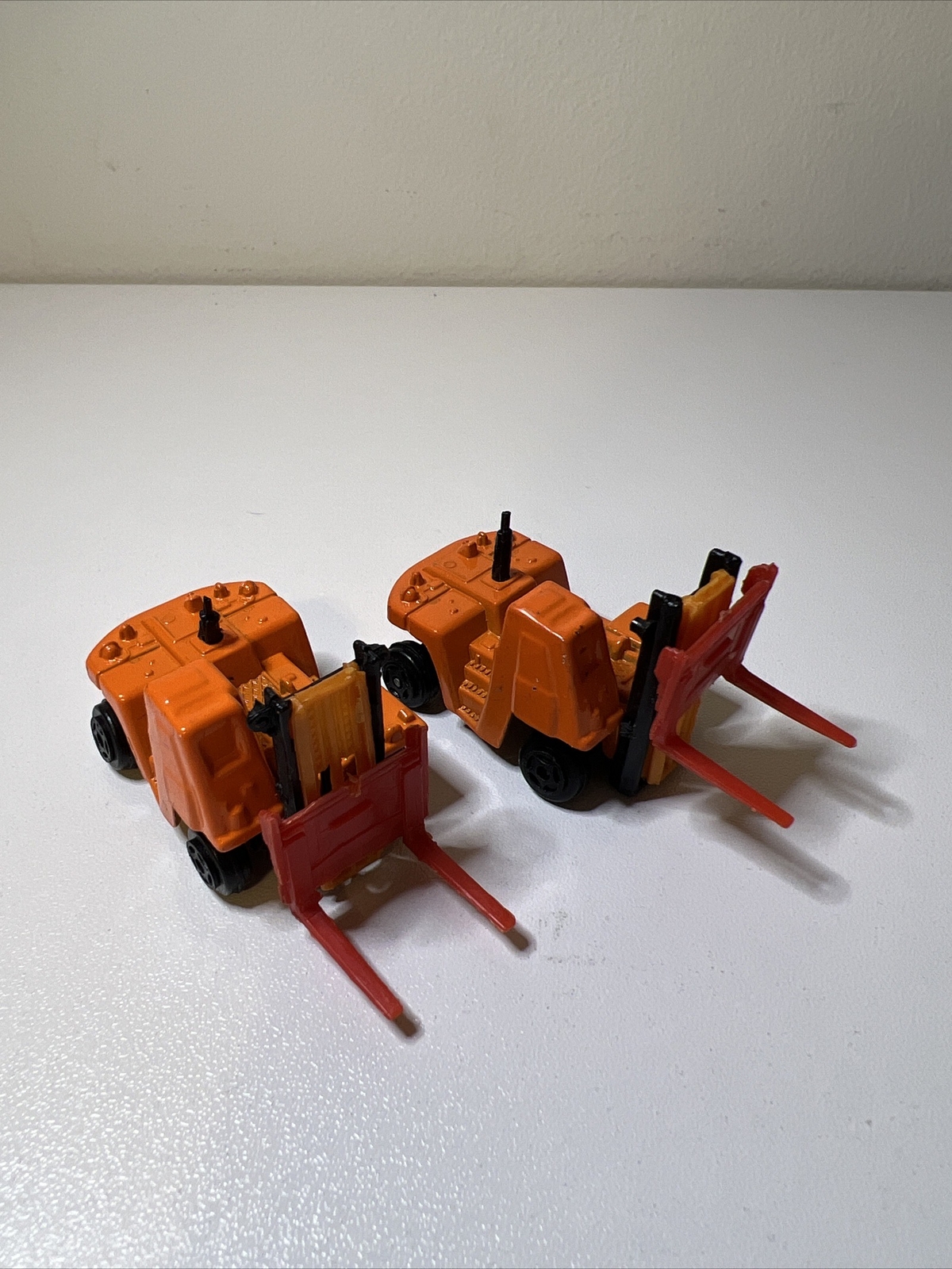 Vintage Marz Karz S8030 Summer Orange Forklift Tractor Diecast/Plastic