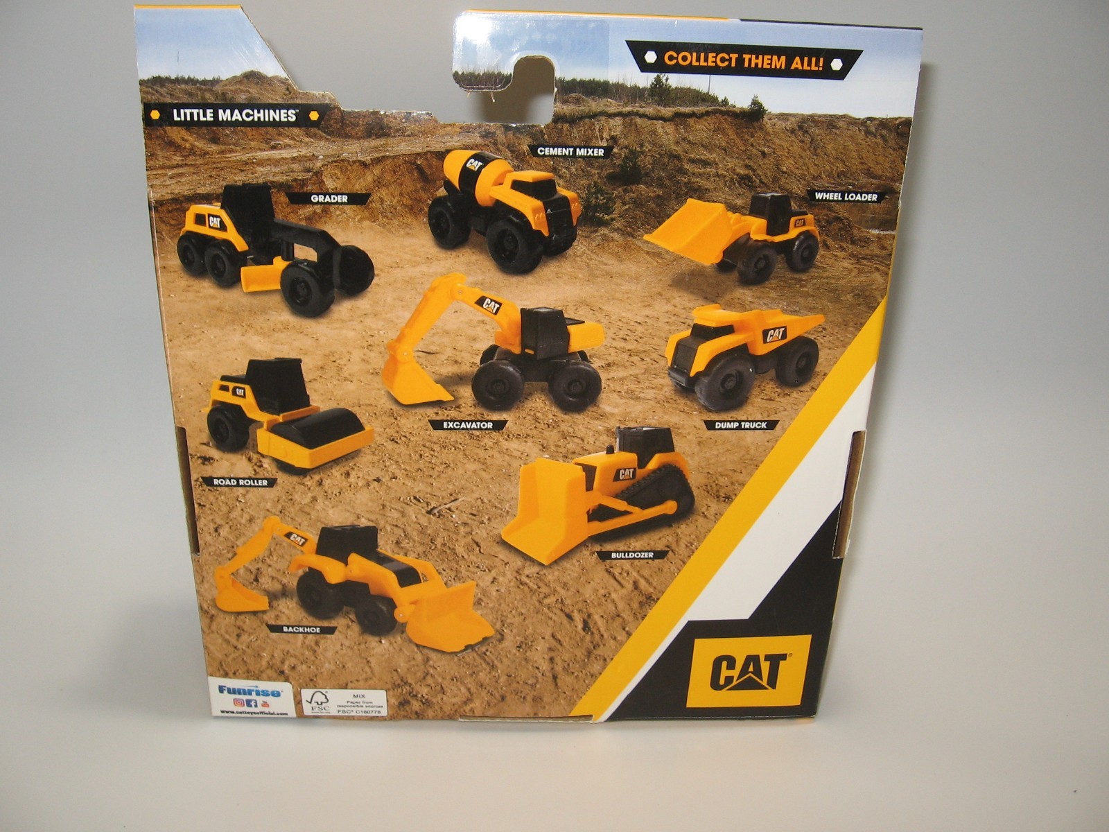 CAT Caterpillar Little Machines 5pk Construction Vehicles Set NEW 2022