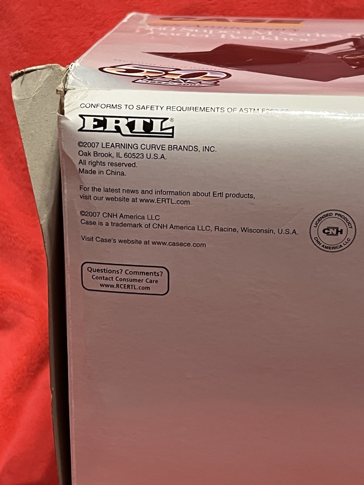 ERTL Case 580 Super M Series 2 Loader Backhoe Black 50th Anniversary 1/16 NIB