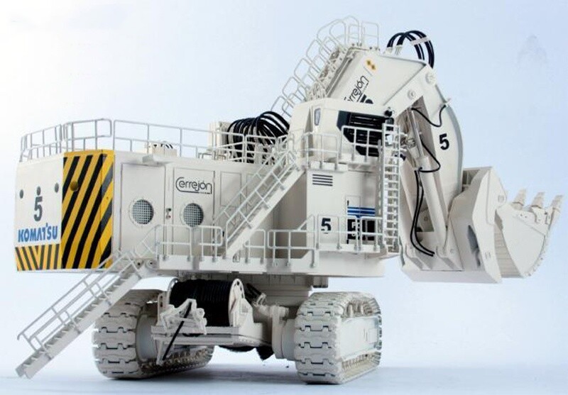 1:50 BYMO PC8000-6 Electric Shovel “Cerrejon” Excavator Equipment Diecast Model
