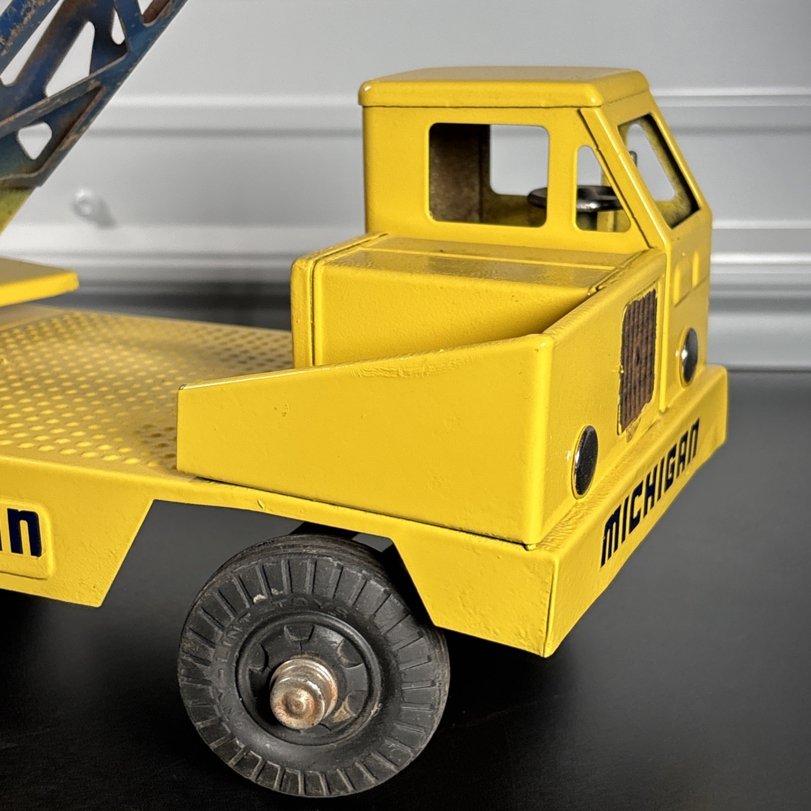 Vintage Nylint Rare Michigan T 24 Quad Axle custom Crane Construction Equipment