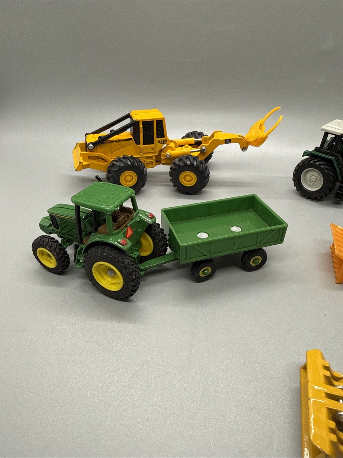 Ertl John Deere 648E Turbo Log Skidder 310 D Loader Tractor Steam Roller