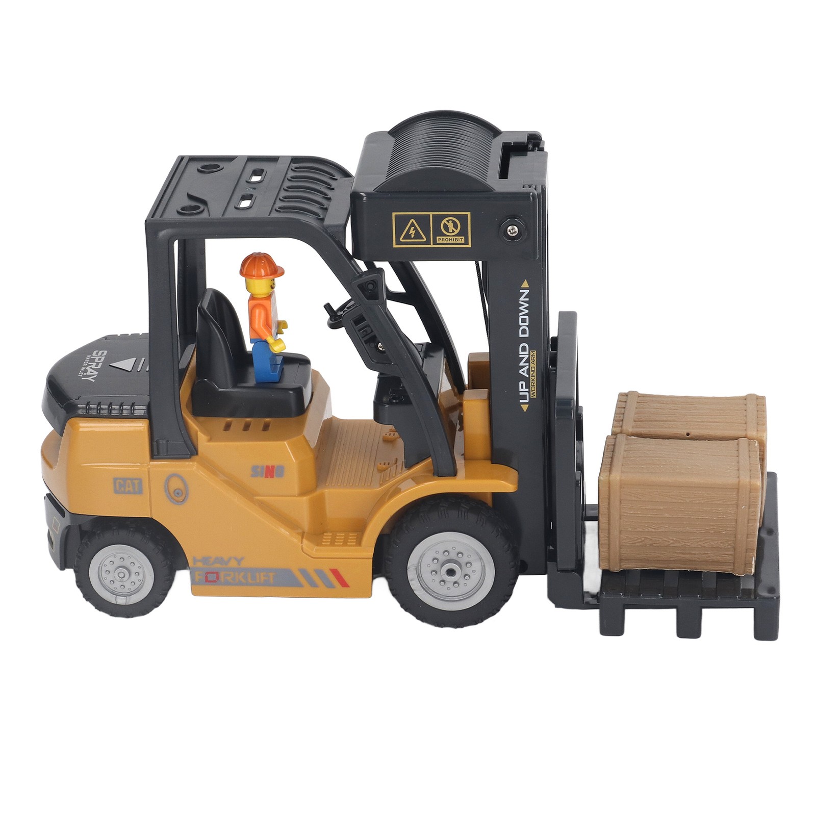 1:24 Remote Control Forklift Full Functional Sound And Light Alloy Forklift