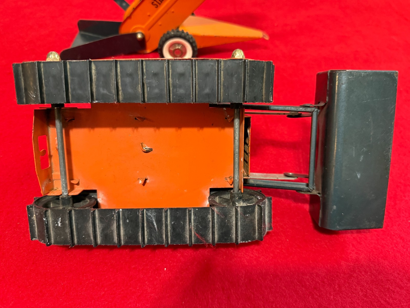 RARE Vtg Structo 1960’s Hi-Lift Bulldozer & Sandloader Pressed Steel Made in USA