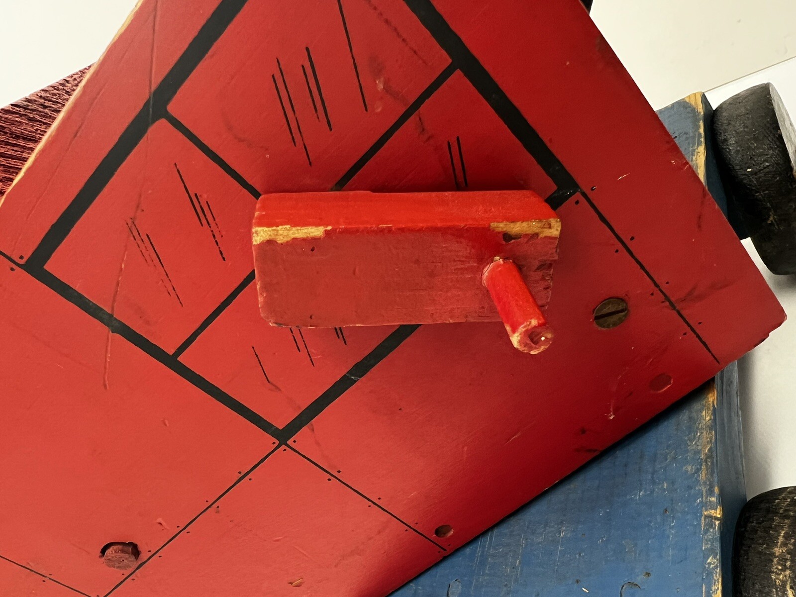 Tick Tock Wooden Toy – Made For Firestone – Antique Steam Shovel 1940s Excavator