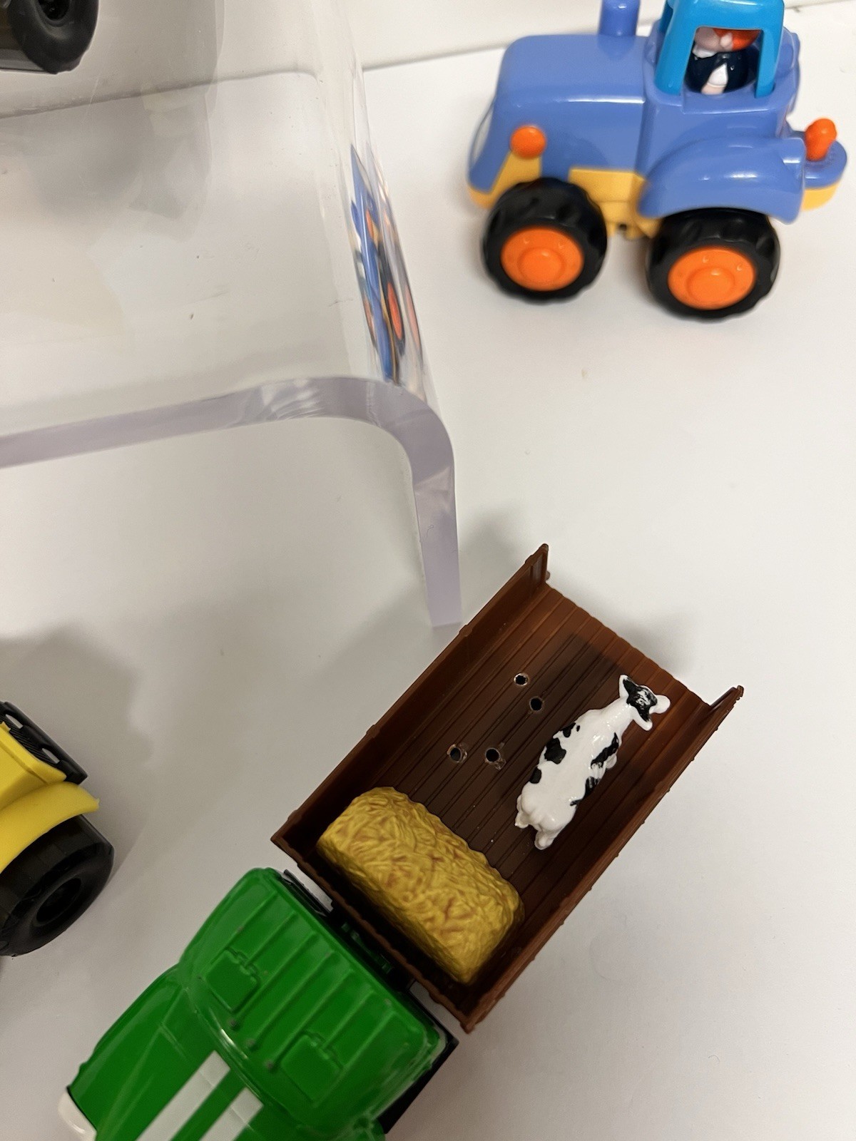 Lot of 9 Farm & Construction Toy Vehicles Tractor Dump Truck Loader Kids Toys