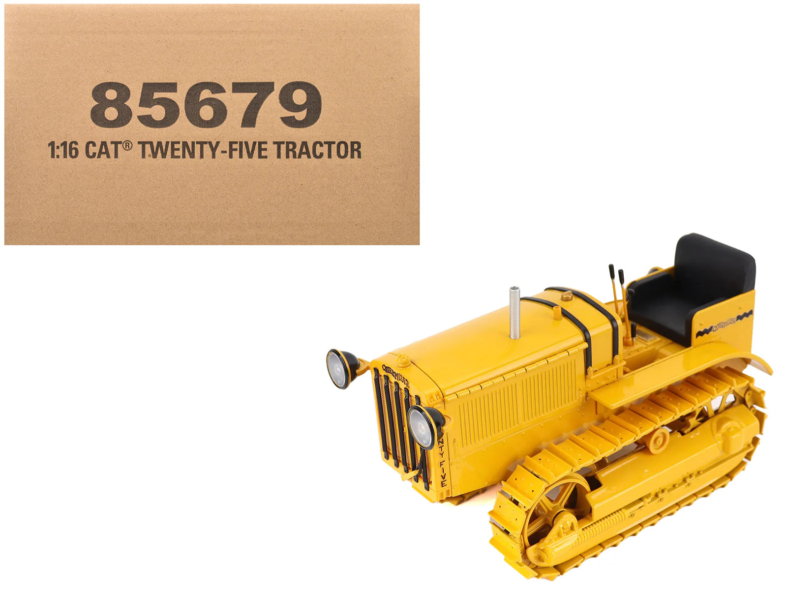 CAT Caterpillar Twenty Five Tractor Yellow “Vintage” Series 1/16 Diecast Model