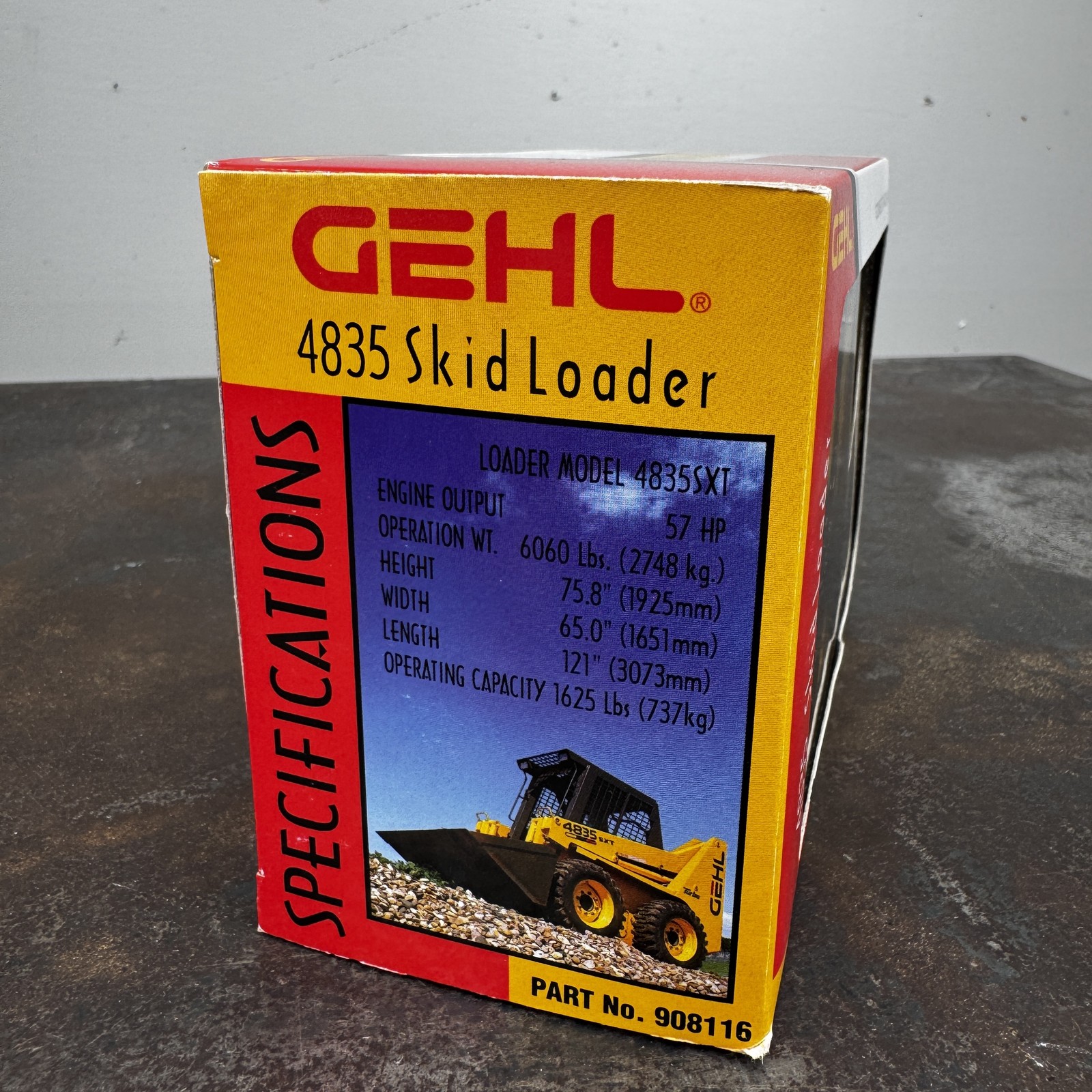GEHL 4835 Skid Loader 1:25 Scale Diecast – DCP / ERTL #40012