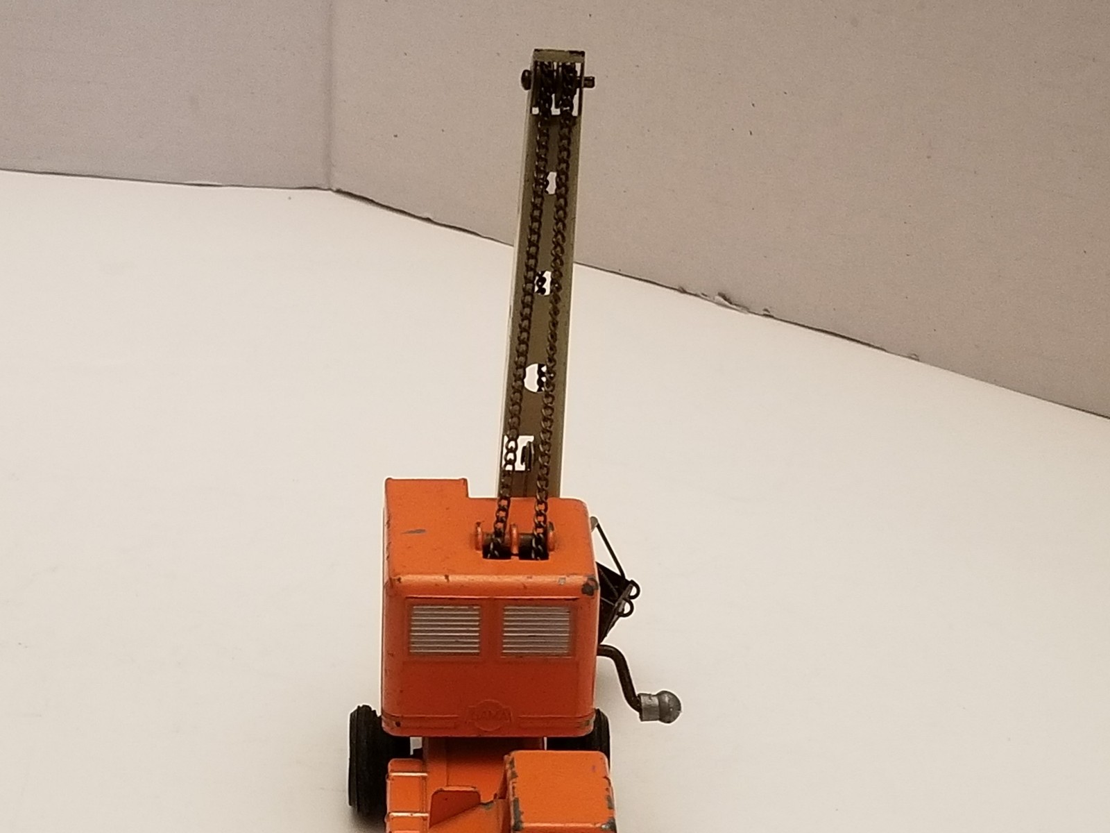 Vintage Gama West Germany Orange Clam Bucket Crane Truck C