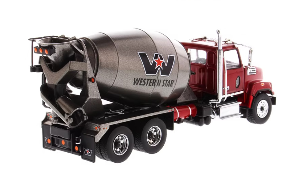 1:50 DM Western Star 4700 SF Concrete Mixer Truck Metal Diecast Model Collection