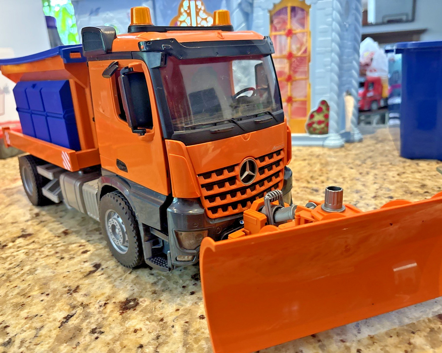 Bruder Plow Blade Road Crew Truck Model #2582 FREE SHIPPING