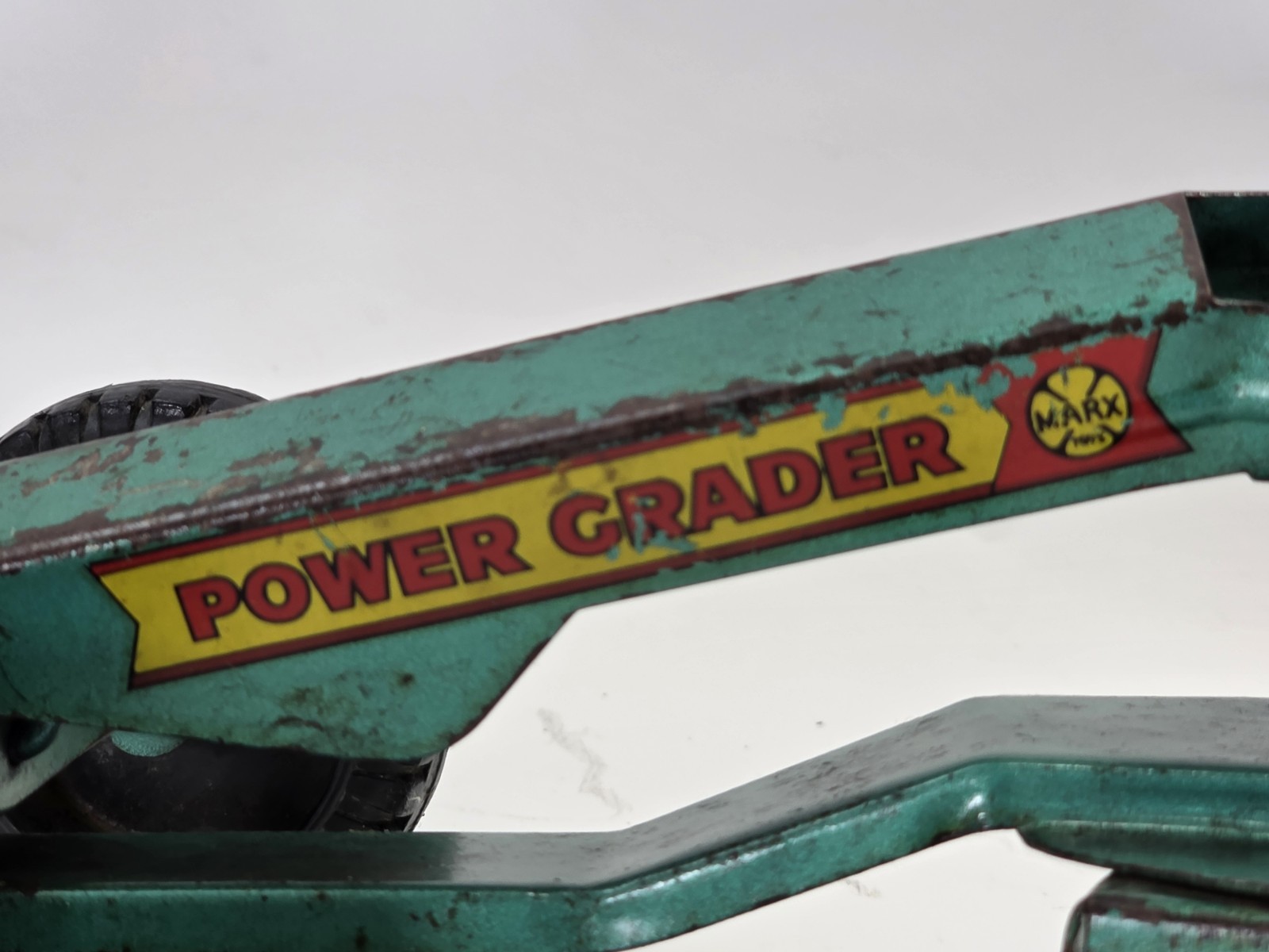 Vintage 1950’s Marx, Power Grader, Steel Toy, Good Condition, Green