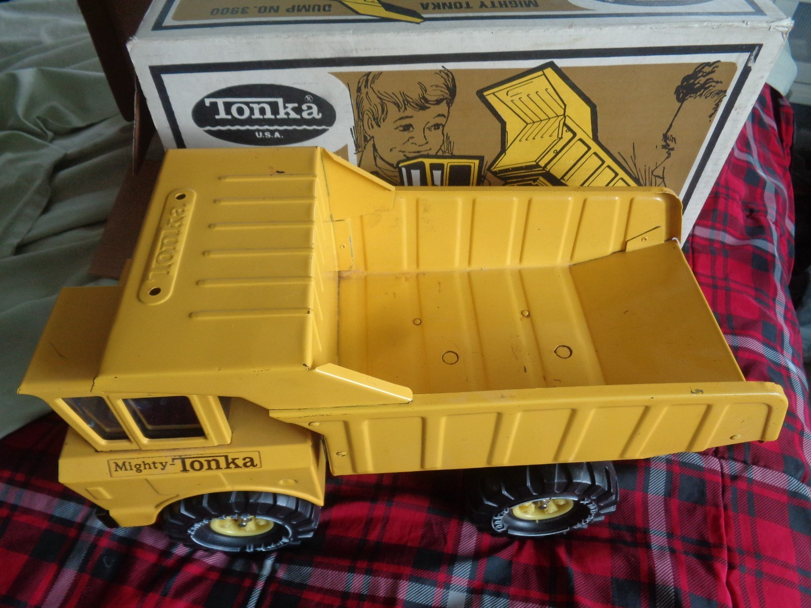 ORIGINAL 1970’S TONKA MIGHTY DUMP TRUCK NO 3900 – COOL VINTAGE