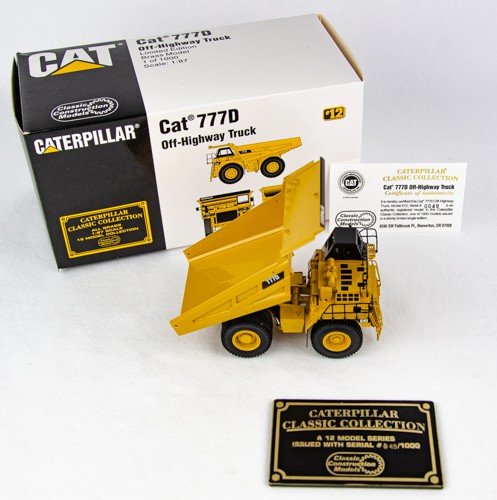 Classic Construction Models Brass CAT 777D Off-Highway Truck Limited – #49/1000