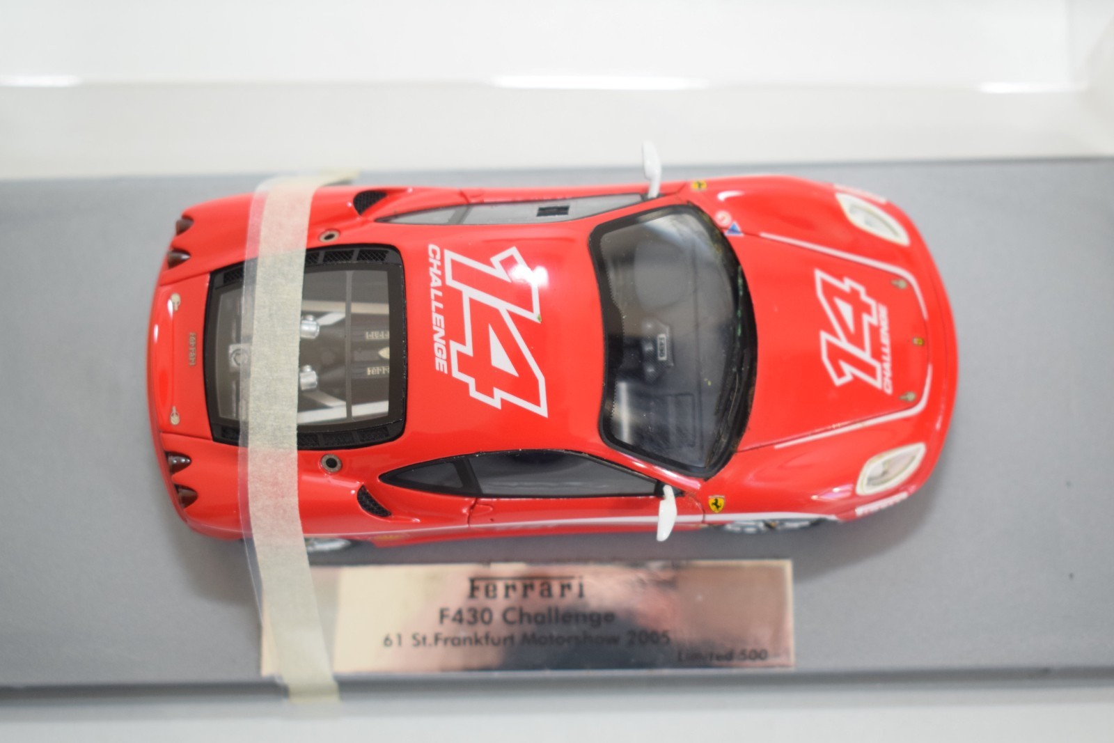 C10 1:43 BBR GASOLINE GAS10017 FERRARI F430 CHALLENGE FRANKFURT 2005 NMIB RARE!