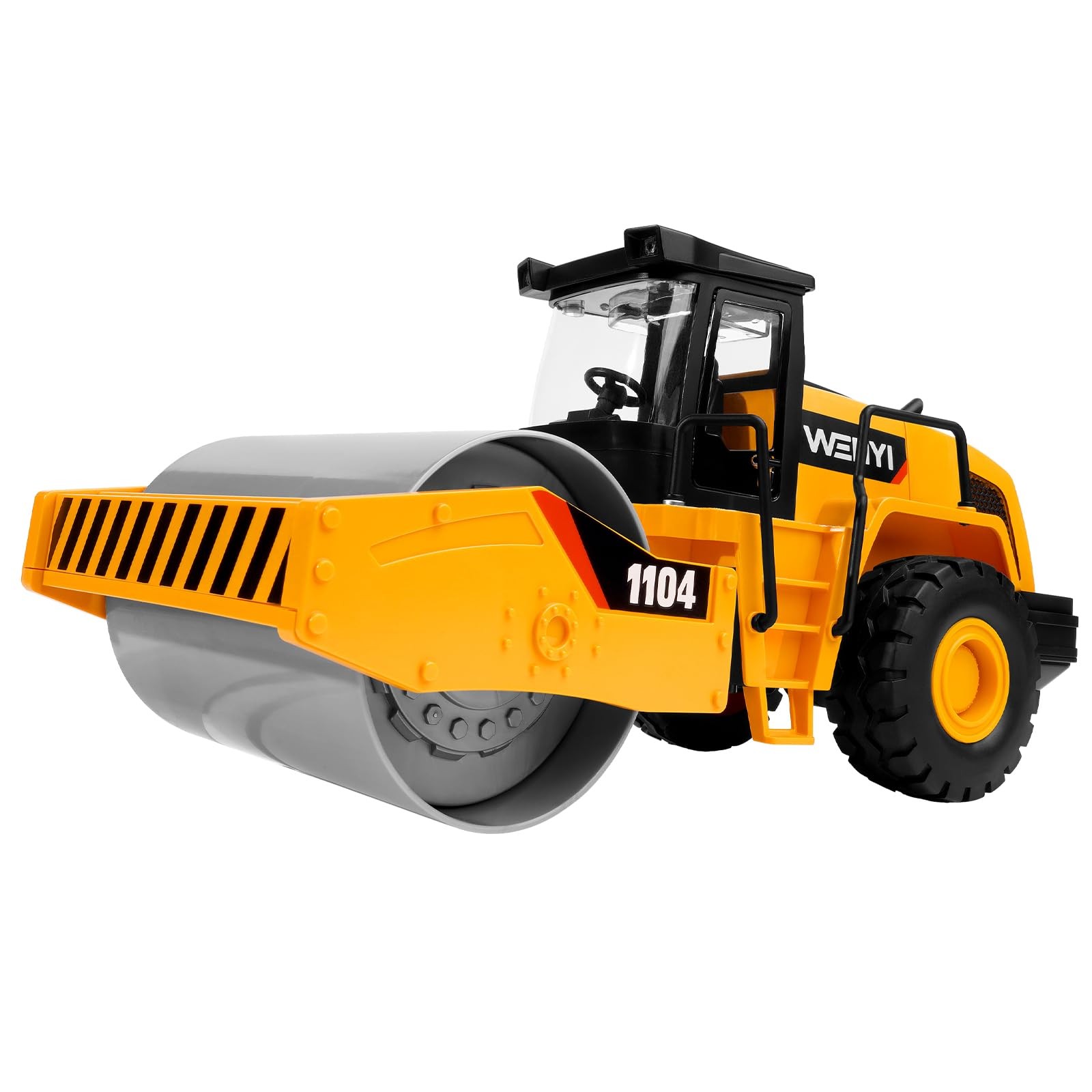 YySiRui Steam Roller Toy, 15″ Road Roller Toy, 110 Scale Classics Roller Truc…