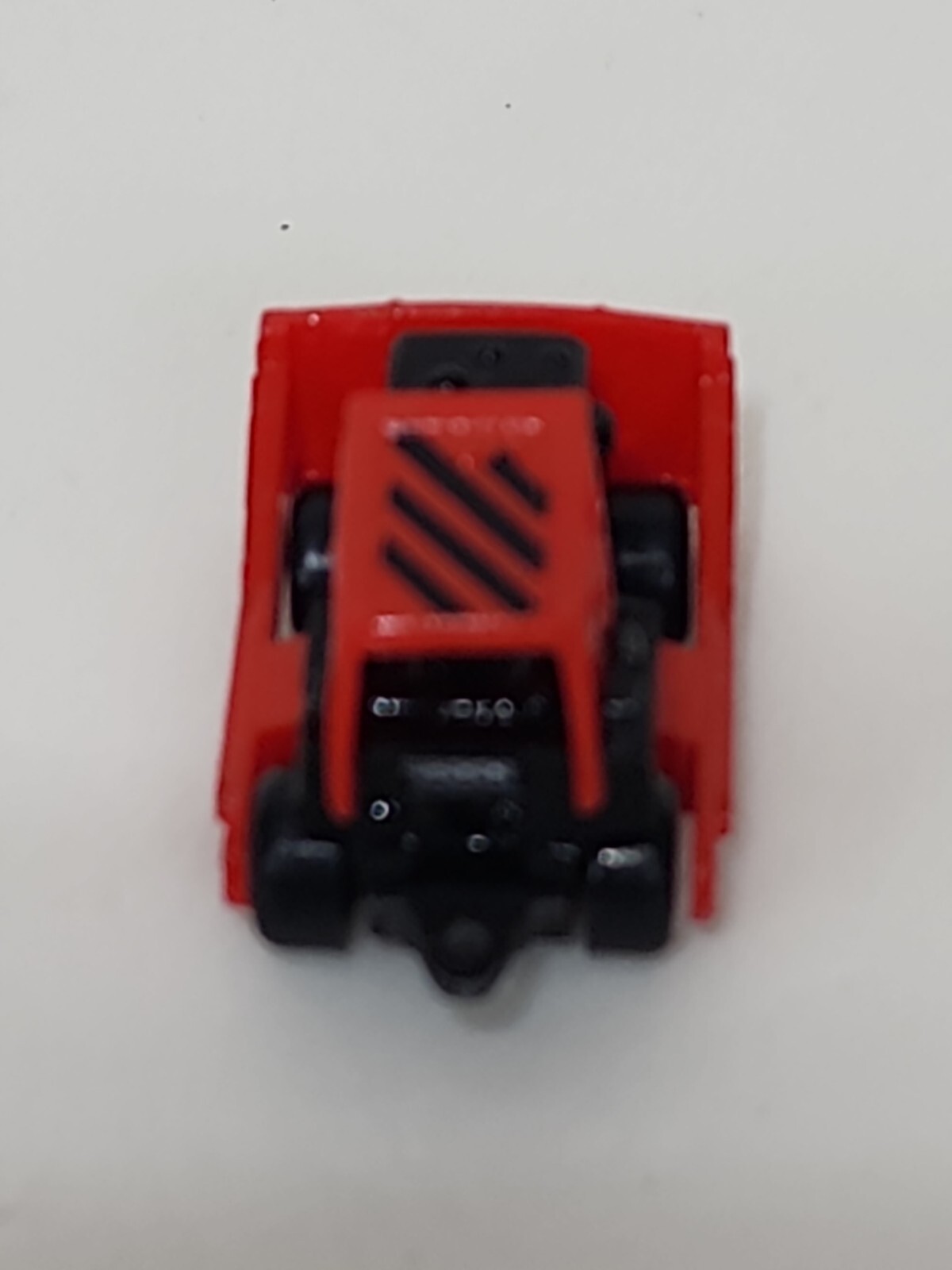 Micro Machine Bulldozer Construction Vehicle in Red & Black Galoob Toys