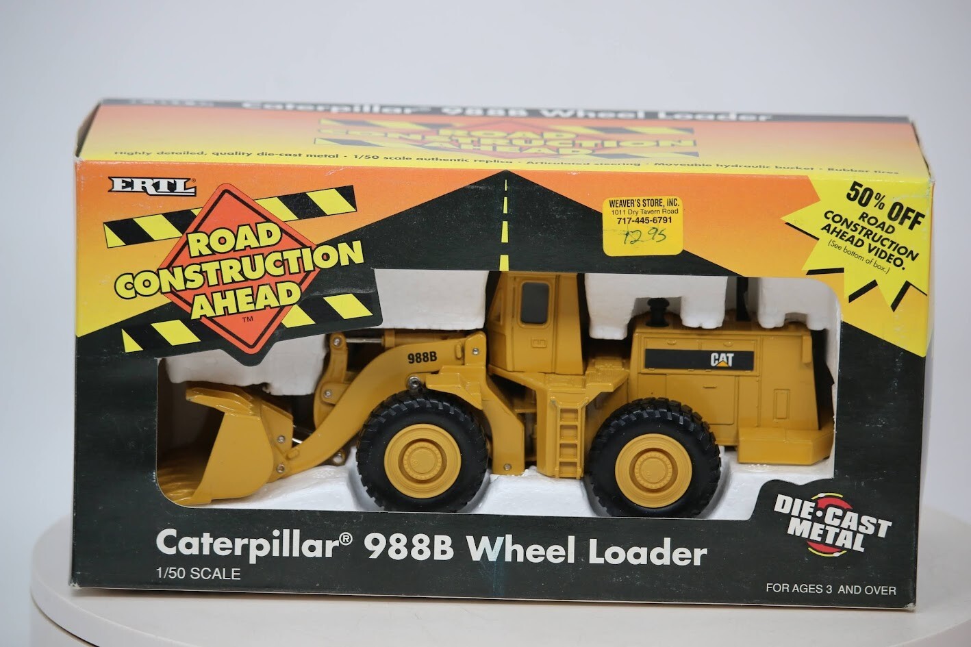 ERTL Caterpillar 998B Wheel Loader 2435 1:50 Scale NIP