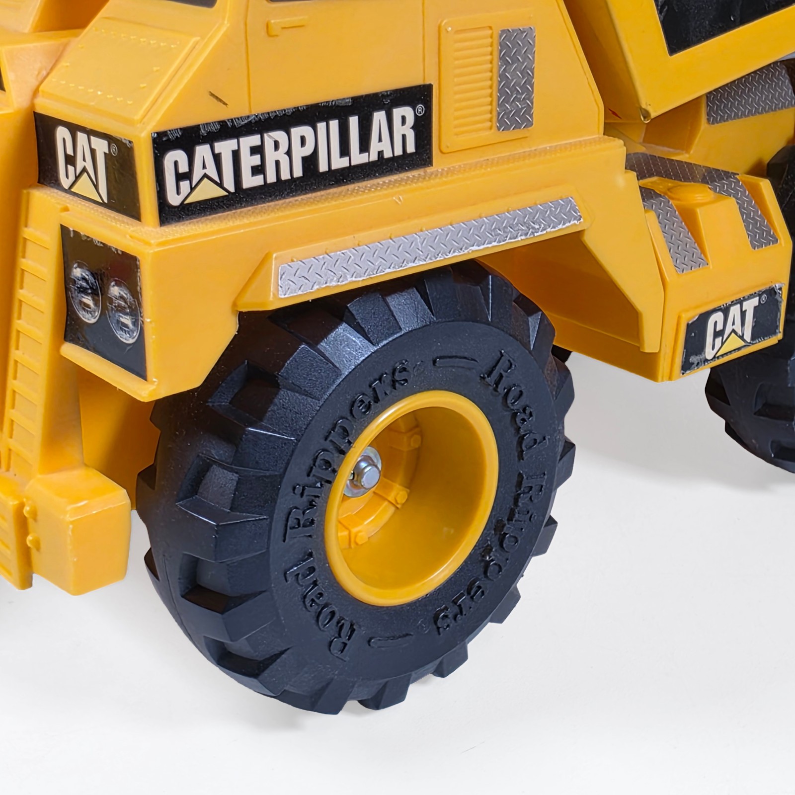 Toy State CAT • Road Rippers 16″ Dump Haul Truck & Trailer • Die-Cast & Plastic