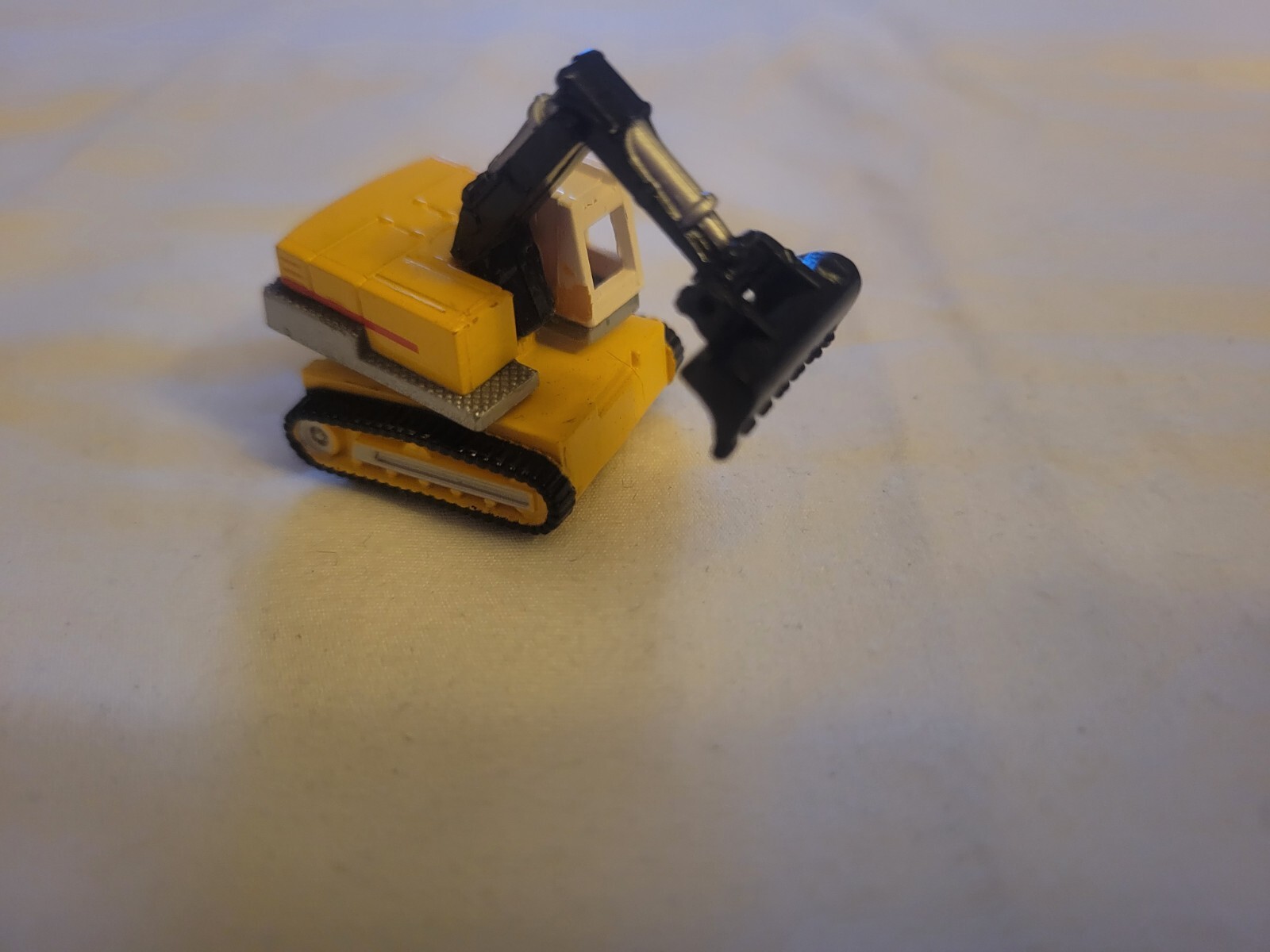 Two Small Micro Machine Yellow And Black Excavator – Vintage