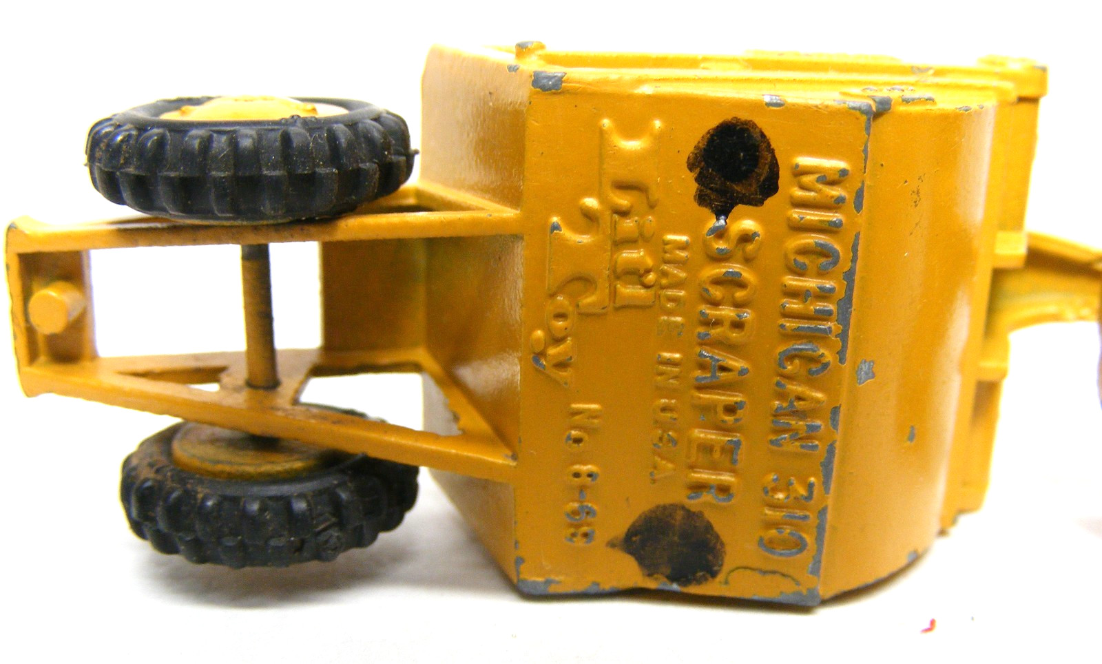 Vintage Lit’l Toy No 8-69 Michigan 310 Die-cast Construction Scraper Made In USA