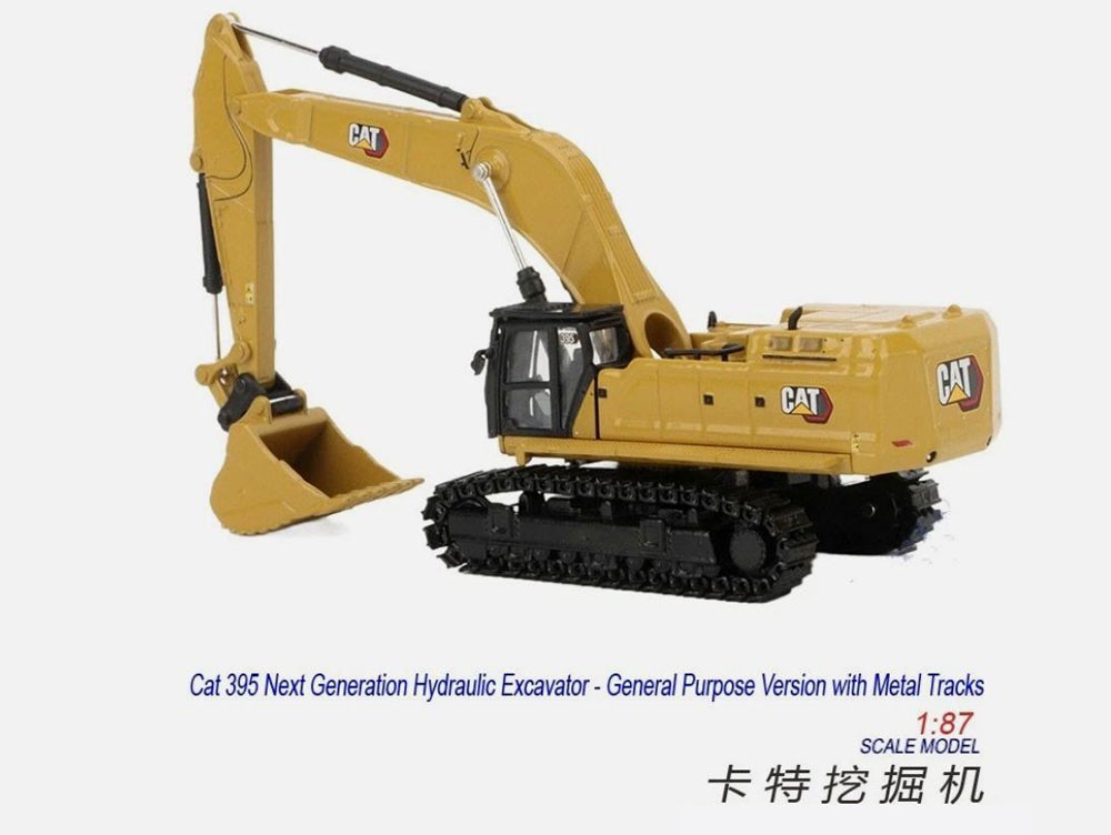 DM 1:87 Cat 395 Next Generation Hydraulic Excavator – General Purpose Version