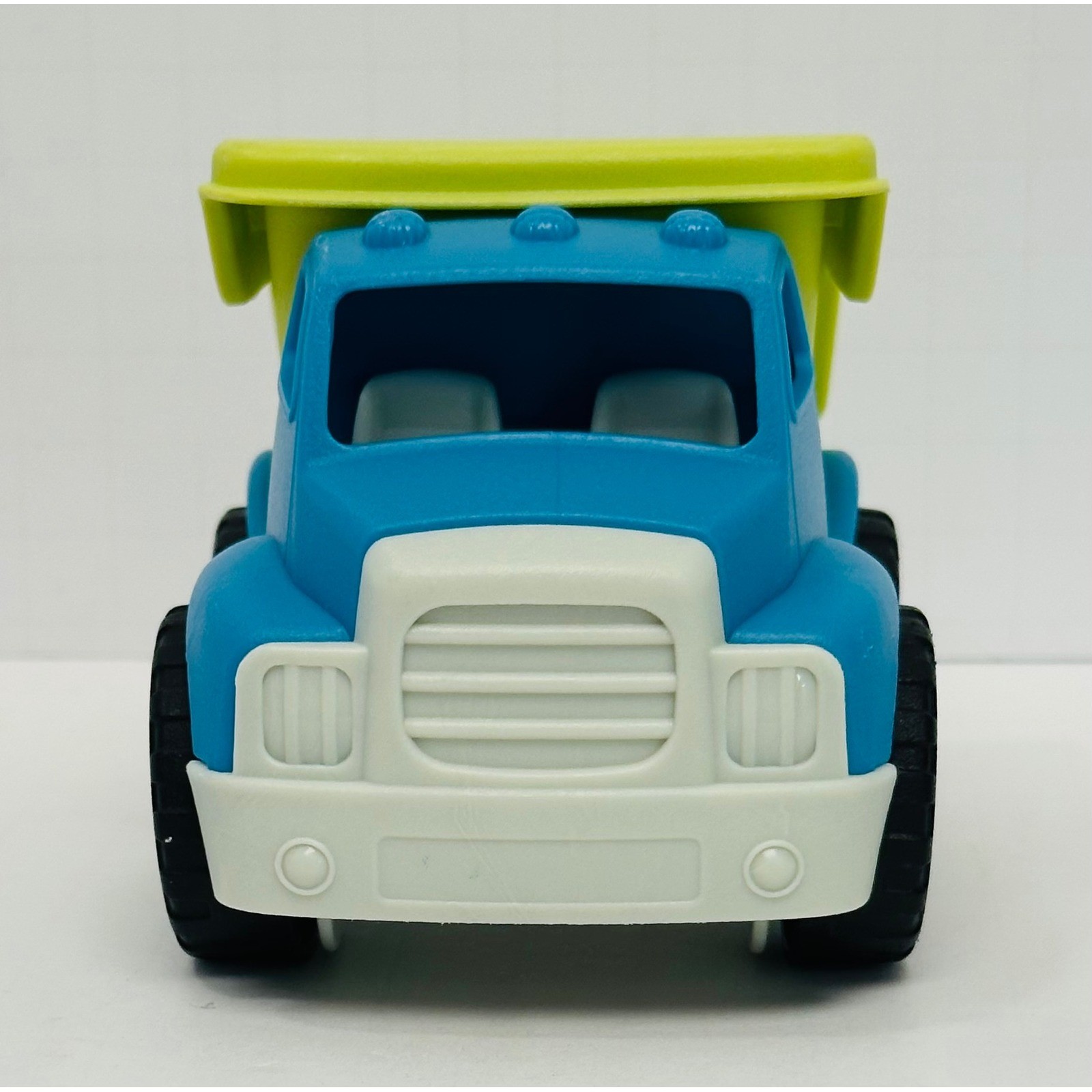 Giggle Scape Blue Lime Green 5″ Plastic Construction Dump Truck Toy Vehicle 2024