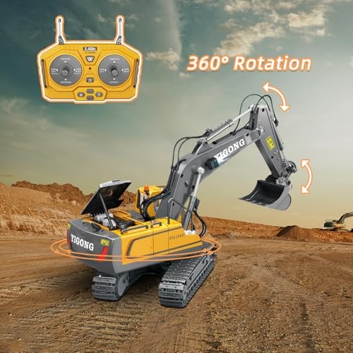 RC Bulldozer 11 Channel Dozer Light Sound 1/24 Kids Toy