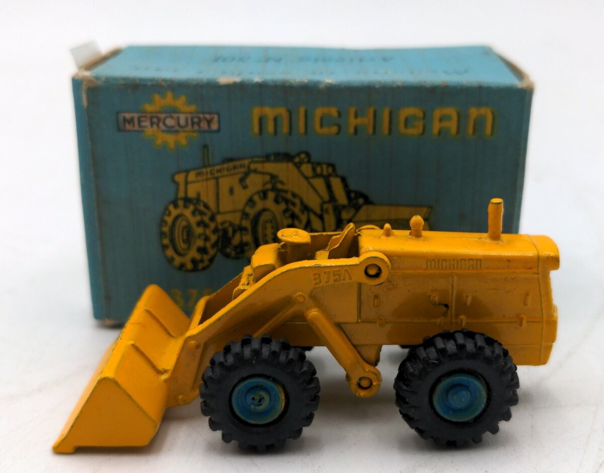 Mercury 501 1:130 Scale Diecast Michigan 375A Tractor Shovel EX/Box