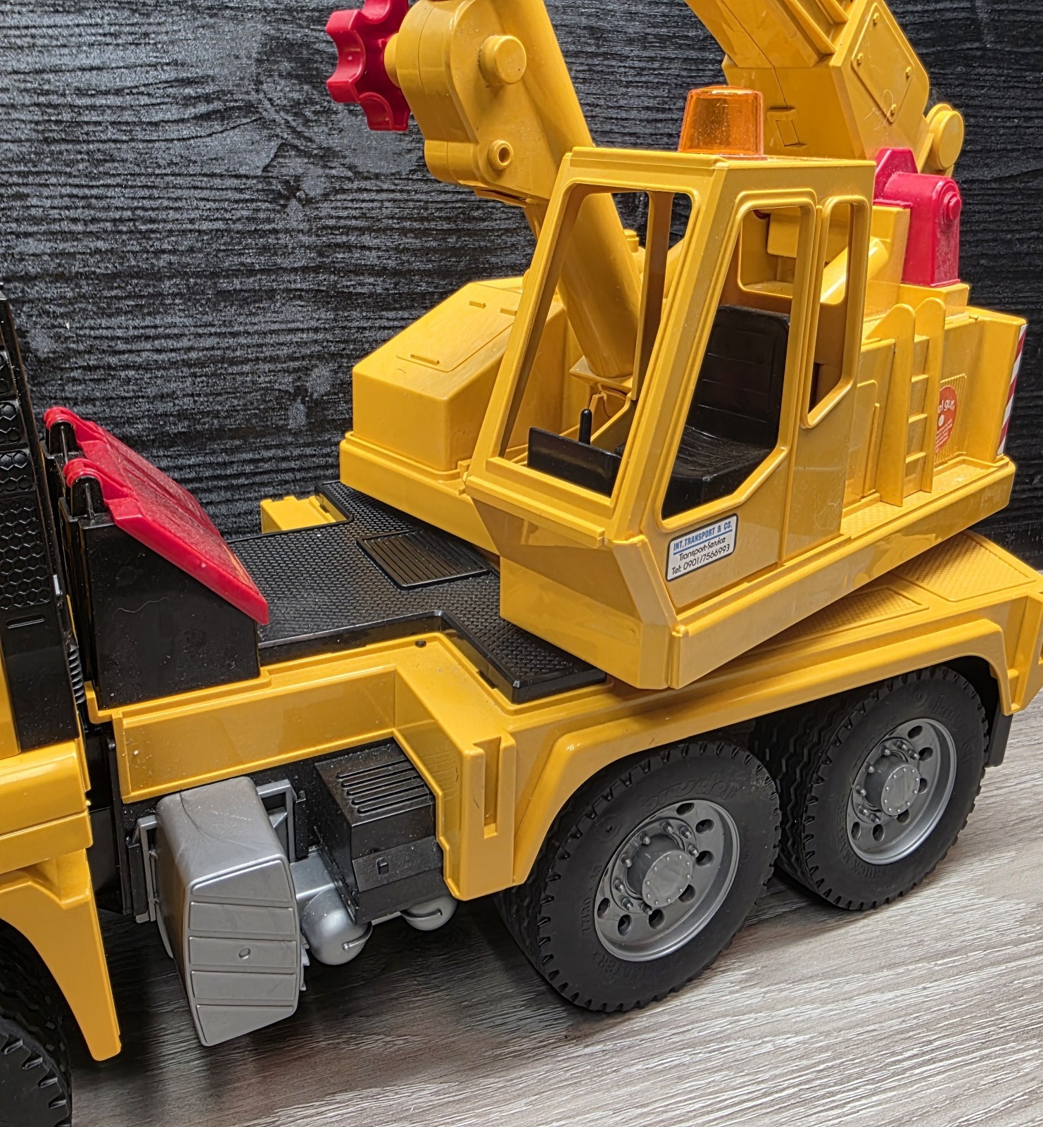 Bruder Man Tele Crane TC-4500 TGA 41.440 Construction building Toy GERMANY