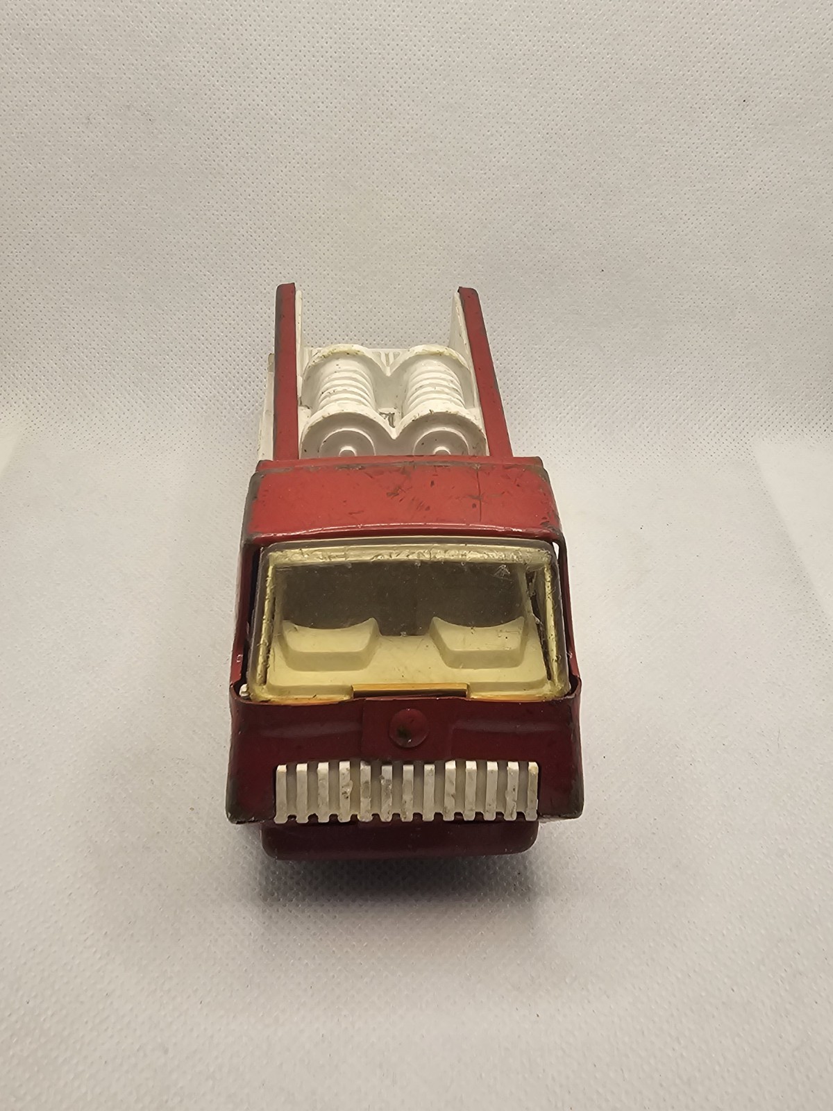 Vintage 1970s Tonka Mini Fire Engine Truck 5 3/4″ Long Pressed Steel Good