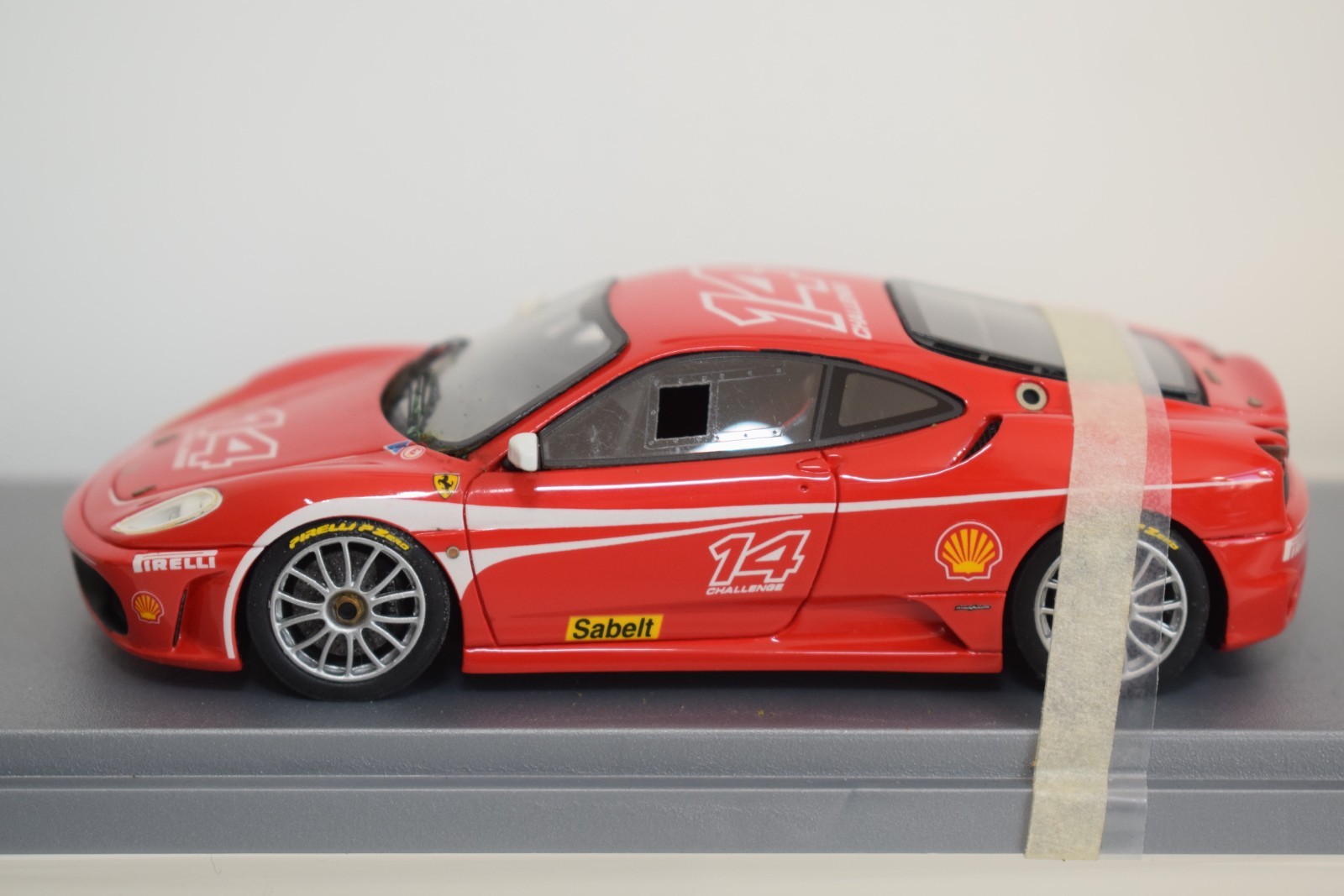C10 1:43 BBR GASOLINE GAS10017 FERRARI F430 CHALLENGE FRANKFURT 2005 NMIB RARE!