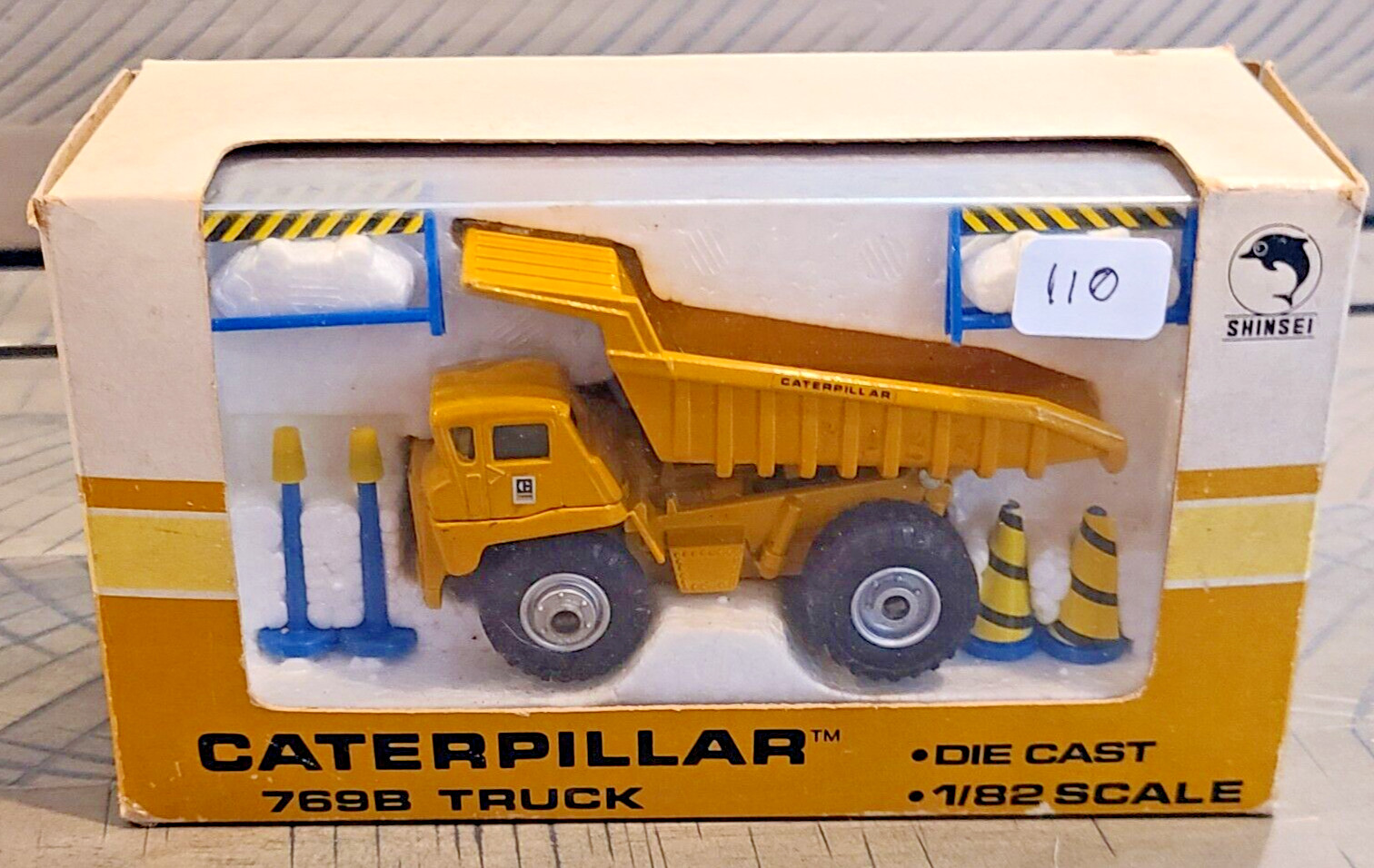 Shinsei 4110 Caterpillar 1:82 Scale Caterpillar 769B Dump Truck Boxed Diecast
