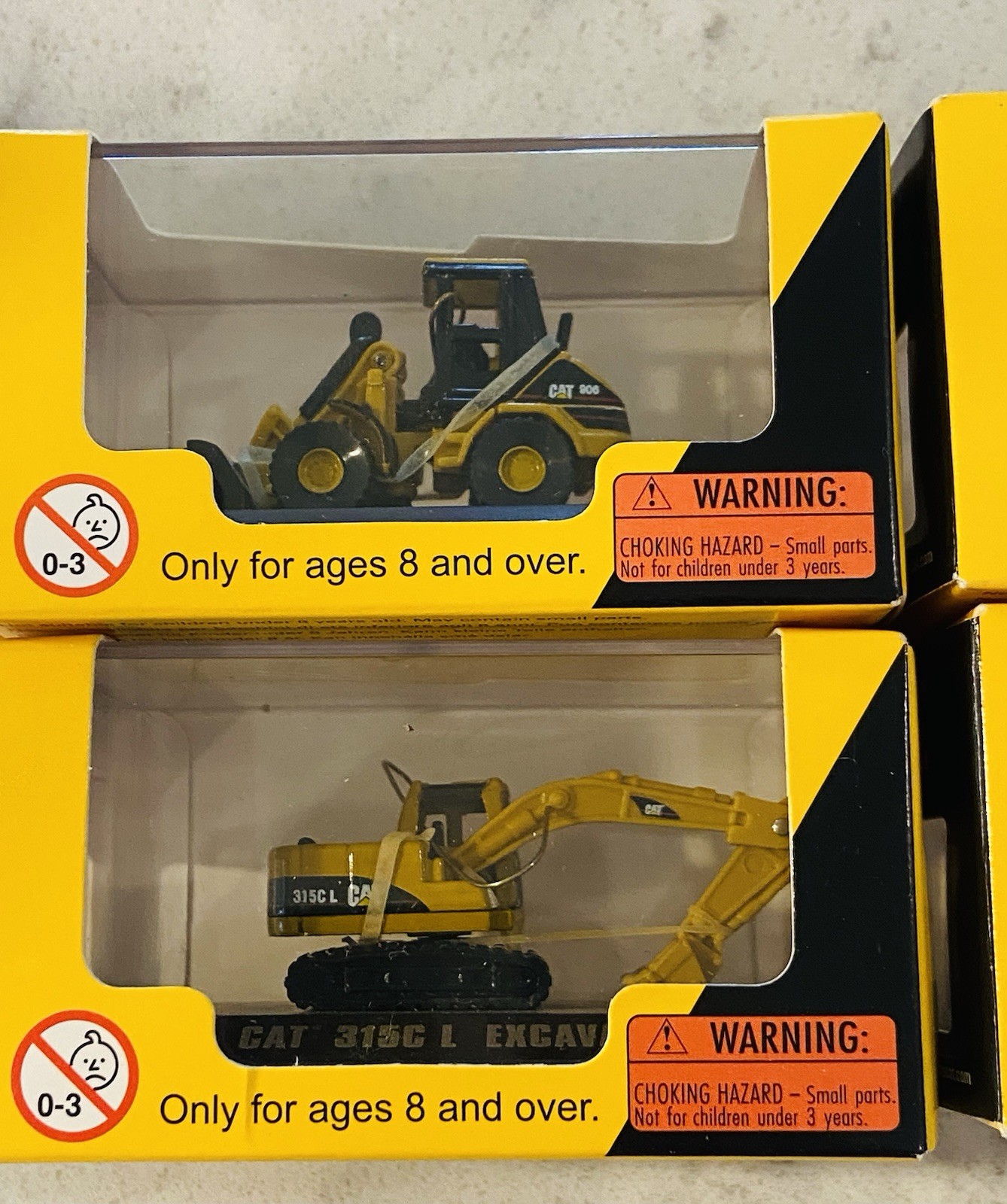 New ~ 4X Norscot Die-Cast Metal CAT Construction Mini’s Vehicles for Diorama