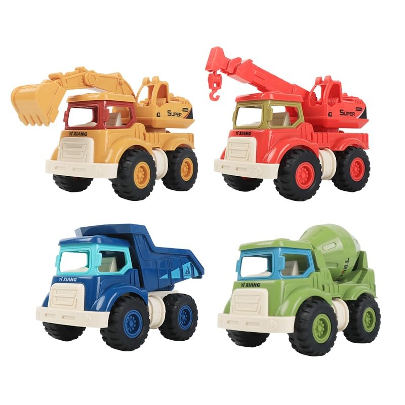 Construction Toy Vehicles for Kids Ages 3~5 Excavator, Dump Truck, Crane