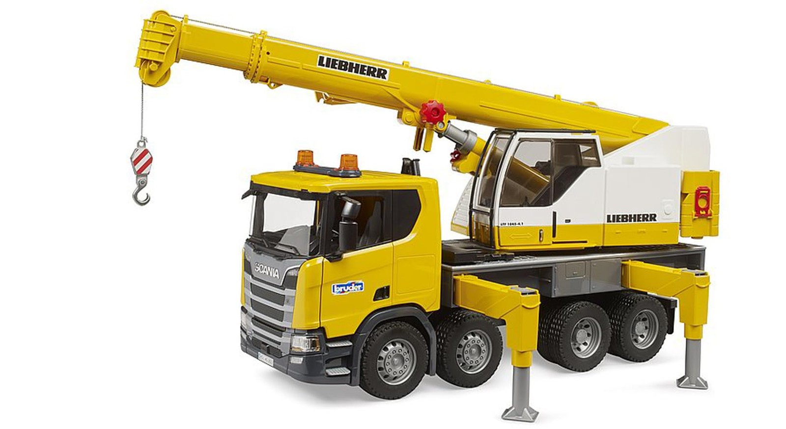 Bruder Scania Super 560R Liebherr Crane Toy Truck With 51.2 Inch Boom