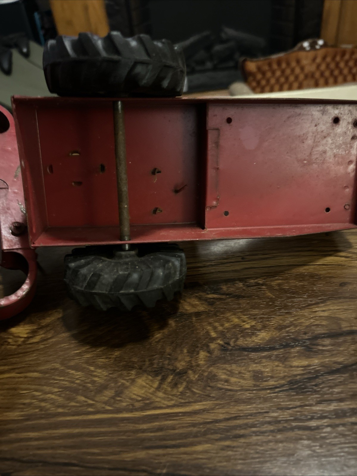 Vintage Original 1950’s Structo Toys Red Structo Scraper Construction Toy